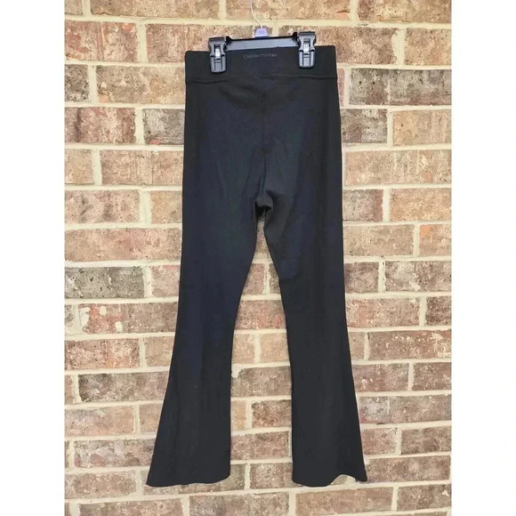 OUTDOOR VOICES Superform Rib Flare Pants In Black Size XS - Picture 3 of 4